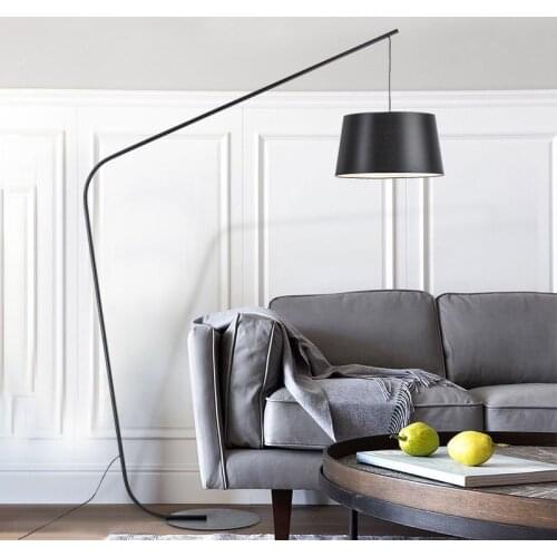 Nordic Design LED Floor Lamps Shade Is Long Used In Living Study Room Bedside Home Interior Decoration Standing Stand Lighting