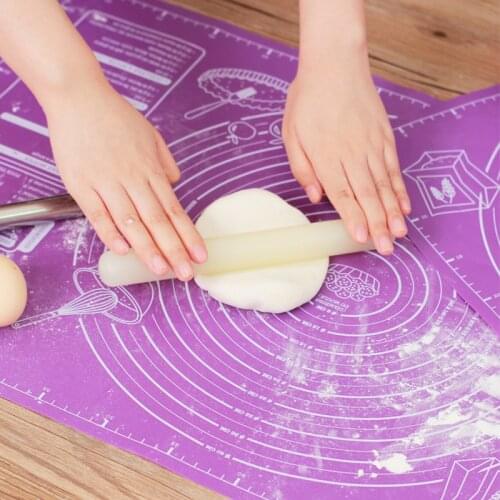 45x60cm Silicone Pad Baking Mat Sheet Extra Large Baking Mat for Rolling Dough Pizza Dough Non-Stick Maker Holder Kitchen Tools