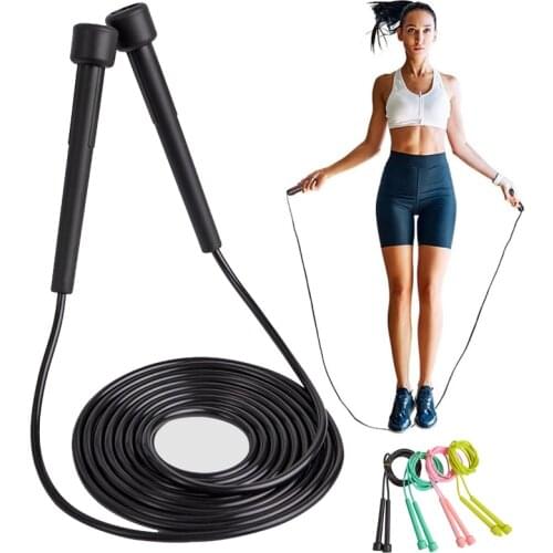 Speed Jump Rope Professional Men Women Gym PVC Skipping Rope Adjustable Fitness Equipment Muscle Boxing Training Colorful 2.8m