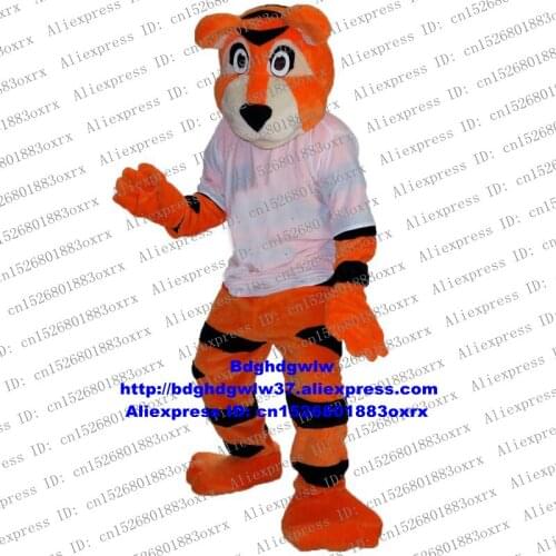 Sport Tiger Tigerkin Tigress Mascot Costume Adult Cartoon Character Outfit Brand Planning Business Promotion zx597