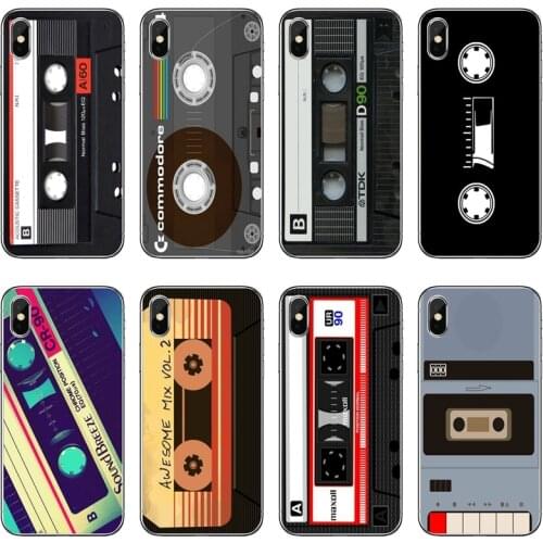 Vintage Magnetic tape Cassette Phone Case For Samsung Galaxy A71 A70 A60 A51 A50 A41 A40 A31 A30 A20E A21S A12 A10 A7 A5 A3