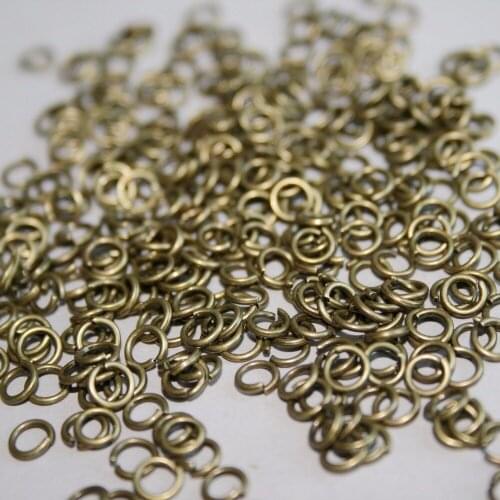 [wamami] 10g Bronze Colour Metal Open Jump Ring For BJD Necklace Bracelet Diy Accessory