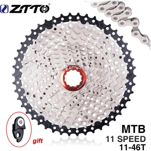 ZTTO MTB Mountain Bike Bicycle Parts 11speed 11-46T Cassette 11s Freewheel 11v k7 Compatible for parts M9000 XT SLX R gx x1 xo