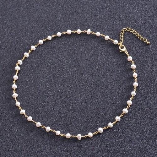 Fashion jewelry boutique jewelry custom jewelry irregular natural freshwater pearl handmade necklace for women crest; sautoir