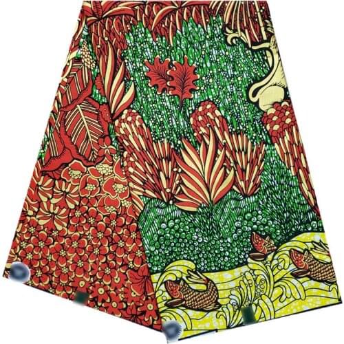 100% cotton African Ankara style wax Fabric Wax Africain Green Nigerian African Ghana Print gold wax 100% cotton Fabric