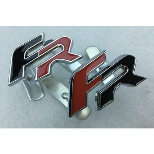 10X 3D Metal FR Grill Emblem Badge Decal Car Stickers For Seat Leon Cupra Ibiza Altea Exeo Formula Racing Accessories Styling