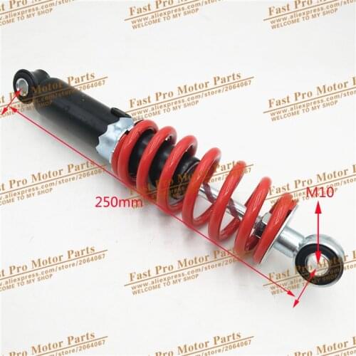 ATV Rear Shock / Suspension 250mm hole to hole spare parts Absorber 50cc 110cc atv quads suspension free shipping