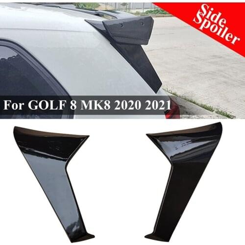 Rear Window Side Spoiler Canard Splitter for GOLF 8 MK8 2020 2021 Tail Wing Deflector Trim Lip Car Accessories