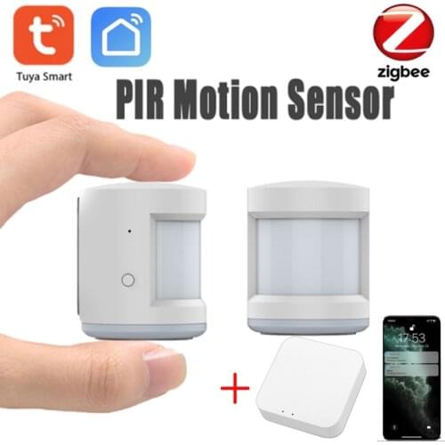 Treeye Human Body Sensor Wireless Smart Body Movement PIR Motion Sensor ZigBee Use With Gateway Tuya Smart Life App Hot Sale
