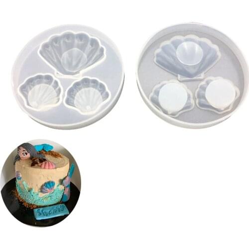 DIY 3D Shell With Holes Silicone Mold Cake Decoration Key Chain Pendant Resin Mold For Jewelry Making Findings Handcrafts Tools