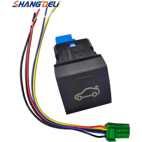 For Toyota Camry 2018 for Avalon Rav4 2019-2020 Car Trunk Switch Button Rear Door Tailgate Switch with Connection Wire