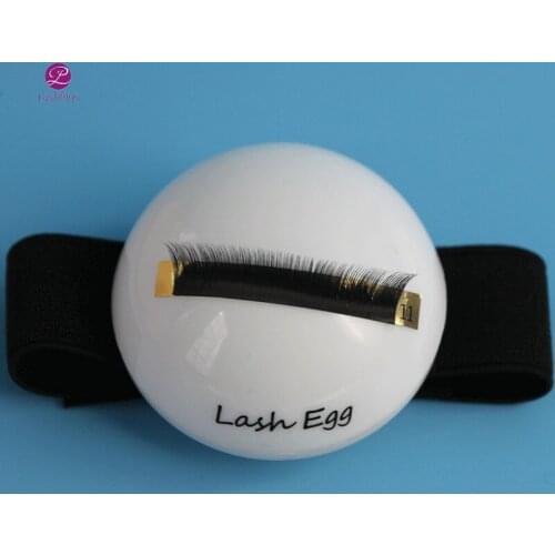 HOT SALE Acrylic Eyelashes Lashes Display Palette Extensions Egg & Bandage Eyelash Stand Holder Extension Makeup Tools