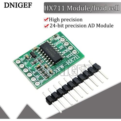 HX711 Mini Weighing Sensor Module Dual-Channel 24 Bit Precision A/D Module Pressure Sensor Microcontroller