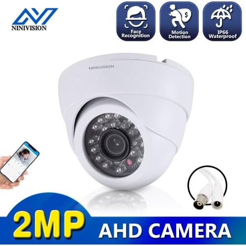 Home Indoor outdoor White Dome camera IR-CUT 2.0MP 1080P AHD Camera Night Vision AHD-H CCTV Camera for home surveillance system