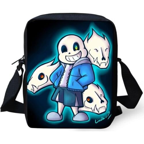 New Game Undertale Mini Messenger Bag Teenager Boys Girls Crossbody Bags Book Bag Student Portable Casual Travel Bags Gift