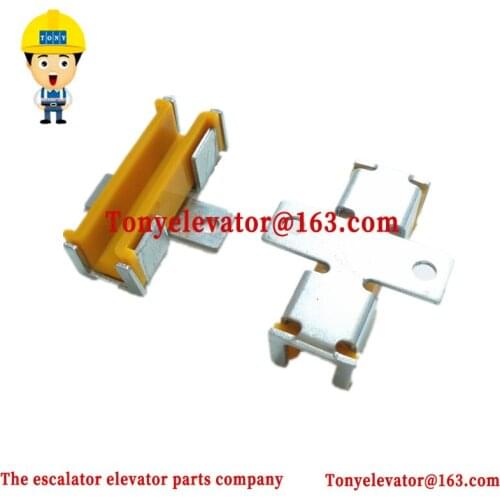 Elevator Guide Shoe for Lift WO Machine Room Length 100mm Groove Width 16mm Yellow Color
