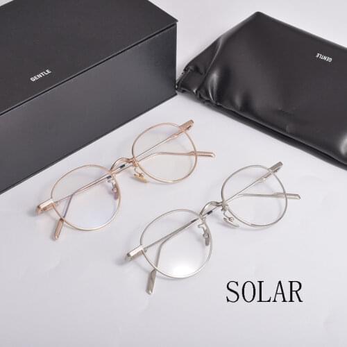 2021 New Korean Brand GM Optical Eyeglasses Frame SOLAR Alloy Myopia Reading Presciption Eyewear Frames Men Women With Case