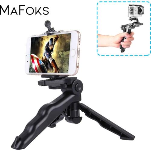 Action Camera Tripod Handheld Stabilizer Pistol Hand Grip For iPhone 7 6puls for Gopro Hero 6 5 for Canon Nikon Sjcam
