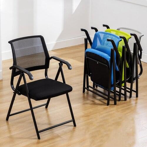 Household Foldable Chair Computer Chair Comfortable Office Chair Ergonomic Chair Breathable Net Chair Conference Training Chair