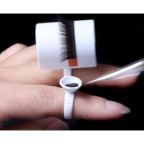 Eyelashes Tools U-Band Eyelash Splitter Eyelash Eyelash Extension Pallet Holder Ring Stand Glue Volume Bridge Makeup Tool Set