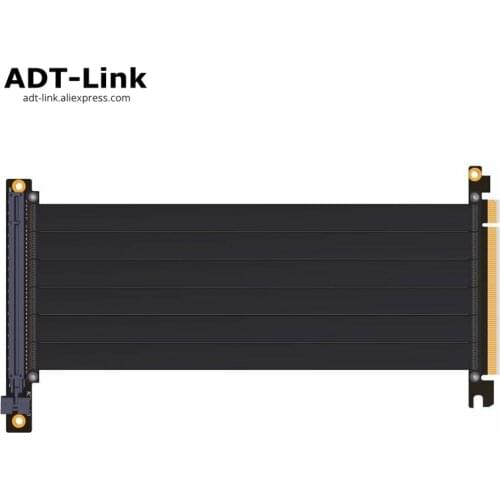 Gen 3.0 PCI-E x16 To x16 Riser Extension Cable For GIGABYTE AORUS AC300W ITX Motherboard Water cooled Tower LIANLI case PCIe 16x
