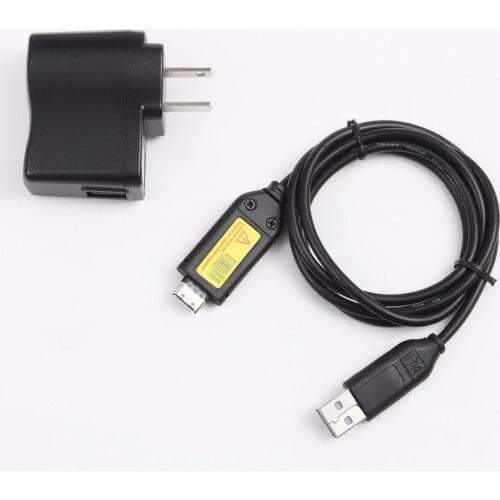 USB AC Power Adapter Battery Charger Cord For Samsung SL201 SL202 SL203 Camera