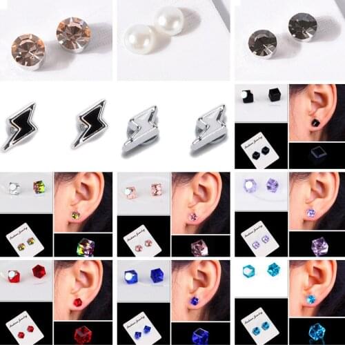 2PCS 1 Pair Magnetic Healthy Stud Earring For Women Weight Loss Therapy Earrings
