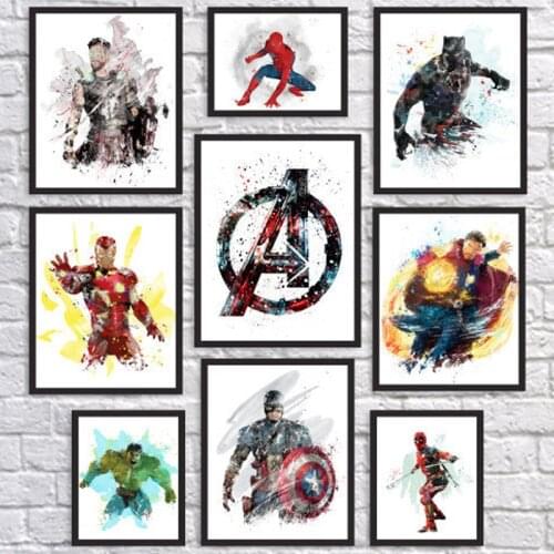Disney Diamond Painting Marvel Avengers 5D DIY Full Diamond Embroidery Cross Stitch Kits Home Decoration