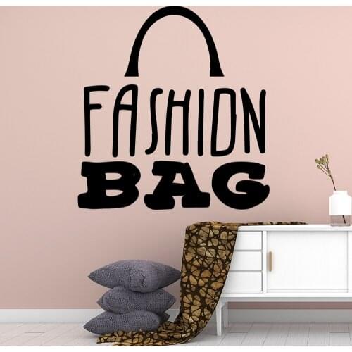 European-Style Fashion Bag Pvc Wall Decals Home Decor for Living Room Company School Office Decoration Pvc Wall Decals