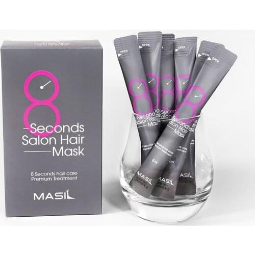 8ml 8 Seconds Salon Keratin Hair Mask Hair Care Premium Treatment Repairing Dry Damaged Hair Korean Hair Supple Hydration Cream