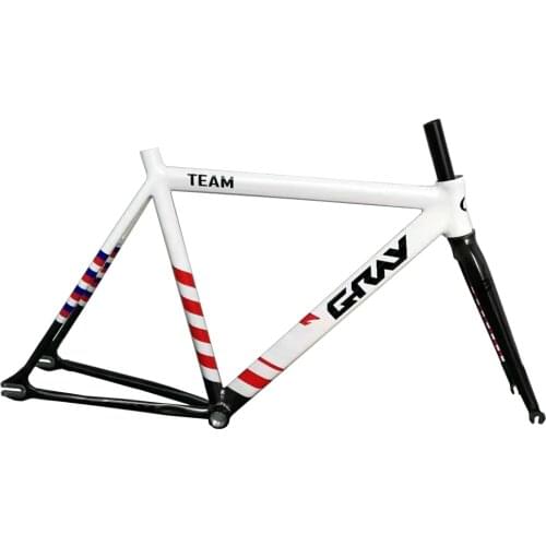 TEAM Fixed Gear Bicycle Frameset 700C*48/53/56CM Aluminum racing track Bike Fixie frame Track Frame