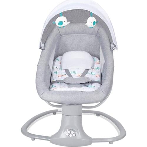 Unisex Newborns Baby Sleeping Cradle Bed Child Comfort Chair Reclining Chair Baby Electric Rocking Chair for Baby