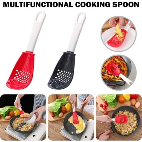 Kitchen Cooking Slotted Spoon Colander Strainer Scoop Grater Masher Draining Mashing Grinding Garlic Press Crusher Accessories