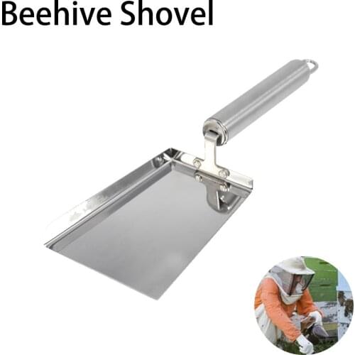 Beehive Shovel Bee Box Cleaning Stainless Steel Honey Scraper Cleaner Beekeeping Scoop Clean Tool