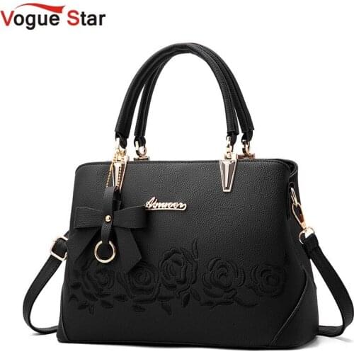 Fashion Women Messenger Bags Shoulder Top-Handle Purse Wallet Leather 2020 New Black Women Bag Vintage Handbag Casual Tote L73