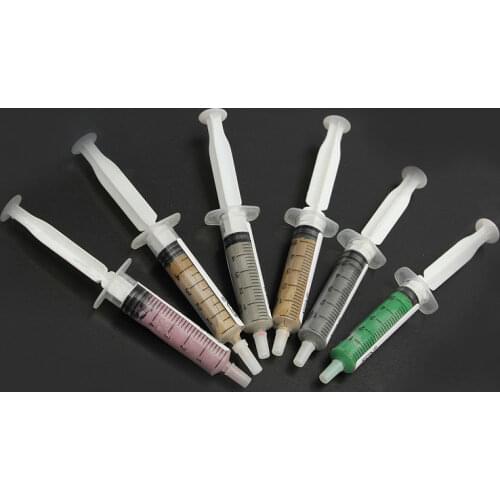6pcs 5g Diamond Lapping Paste Mood Polishing Tool Compound For Pre-Polish to Fine Lap Compound Syringes