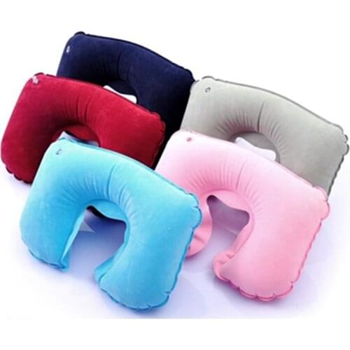 New Unctional Inflatable Neck Pillow Inflatable U Shaped Travel Pillow Car Head Neck Rest Air Cushion for Travel Neck Pillow