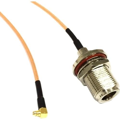 New N Female bulkhead Switch MMCX Male Plug Right Angle jumper cable RG316 Wholesale Fast Ship 15cm~100cm for wireless card