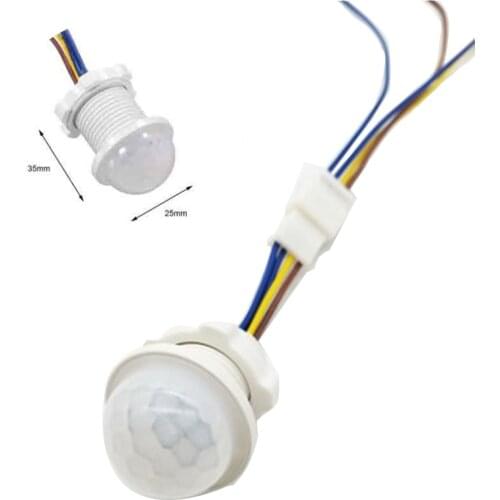 Free 100V-240V 50HZ PIR Motion Sensor Switch IR Infrared Human body Indction Sensor light Control Detector Module sensor