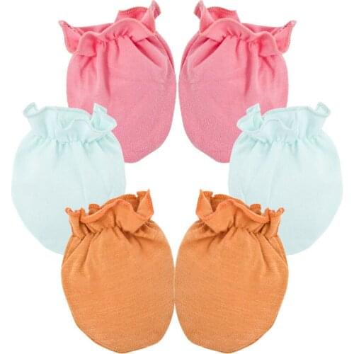 2019 Newborn Baby Gloves Anti Scratch Face Hand Guards Protection Soft Newborn Mittens Baby Shower Gift For Baby Girl Boy