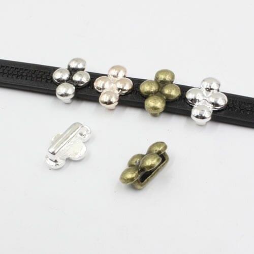Fit:10*2mm Metal Slider for Bracelet Necklace Cord Beads watch Chain Beads DIY Accessory 20pcs/lot K05181