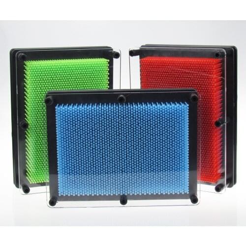 L size(15*20*3.5cm)DIY 3d pinart sculpture Frame Image Captor Pin Point Art Impressions Classic Gadget Artist Fun Toy