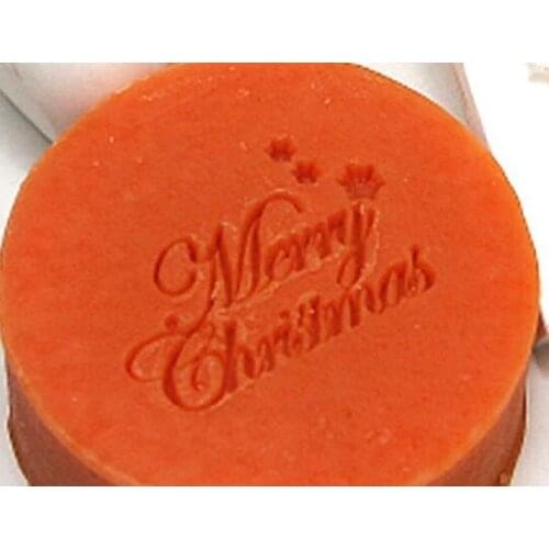 Merry christmas handmade soap standard Mini soap diy stamp seal chaprter 4-5cm