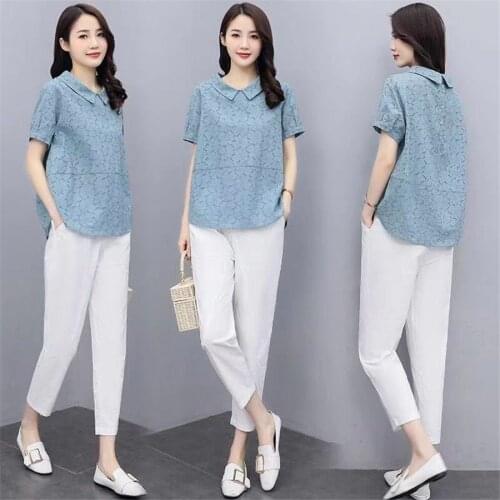 Tracksuit for Women Matching Sets Two Piece Set Outfit Sportswear Co-ord Set 2021 Plus Size Summer Top and Pants Clothing