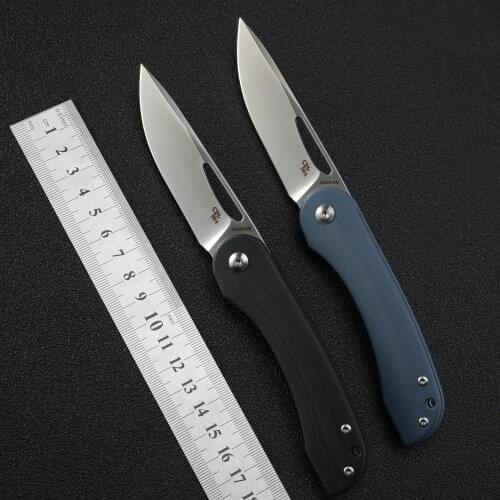 CH3015 D2 steel flipper folding knife G10 handle Outdoor camping hunting hiking EDC tool pocket fruit knives