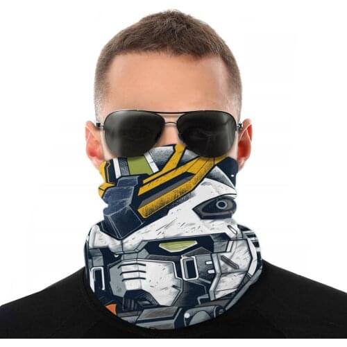 Nu Gundam Awesome Scarf Neck Face Mask Unisex Fashion Tube Scarf Neck Bandana Multi-functional Headband Biking Camping