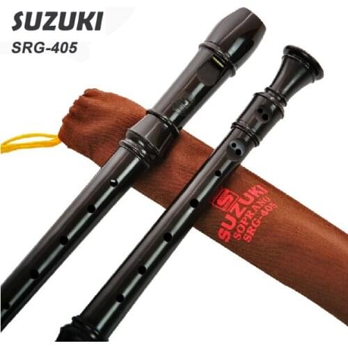 SUZUKI SRG-405 clarinet clarionet recorder Descant Recorder Soprano Recorder instrument kids toys German-style 8 holes