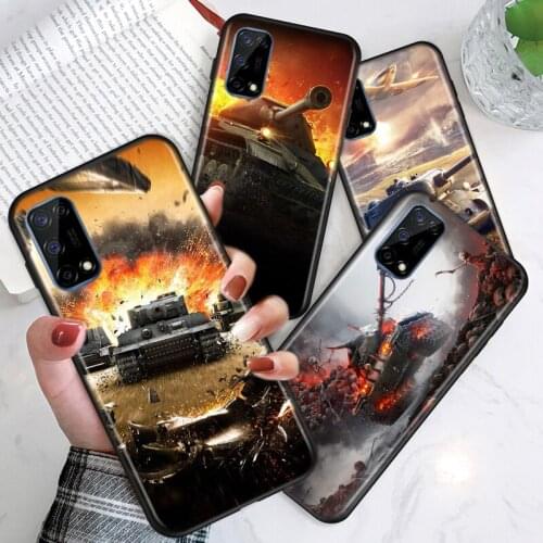 World Of Tanks For Realme V15 X50 X7 X3 superzoom X2 C17 C11 C3 7i 7 6i 6S 6 5 Narzo 20 5G Pro Soft Phone Case