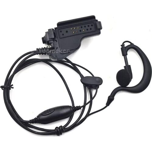 XQF Walkie Talkie Earpiece Headset Mic PTT for Motorola Portable Radio GP900 GP1200 XTS2000 XTS2500 XTS3000 HT1000 JT1000 New