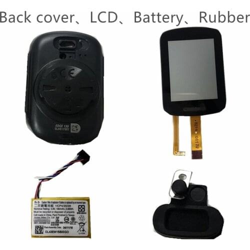 Garmin Edge 130 Original Replacement Parts Back Cover/LCD Screen/Rubber cover/Battery for Garmin Edge 130 GPS Bike Computer